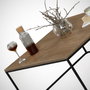 Hanah Home Mesa de Centro Poly - Caucasian Oak